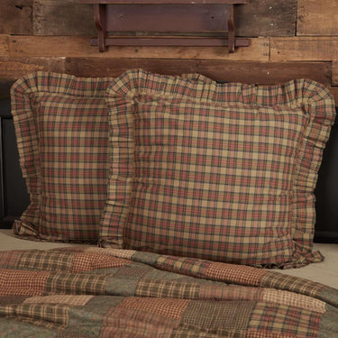 Crosswoods Fabric Euro Sham 26x26 VHC Brands - The Fox Decor
